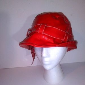 🌺🌷💐Red Azalea rain hat